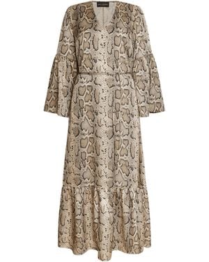 James Lakeland Midi Snake Dress - Natural