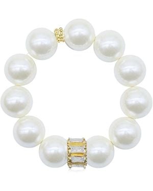 Bayemeyc Astrion Pearl Bracelet - White