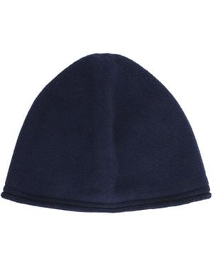 Pink Maharani Knitted Winter Beanie – - Blue