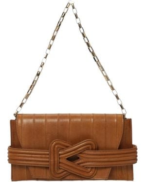 Gráinne Maher Anu Mini Eel Clutch Bag - Brown