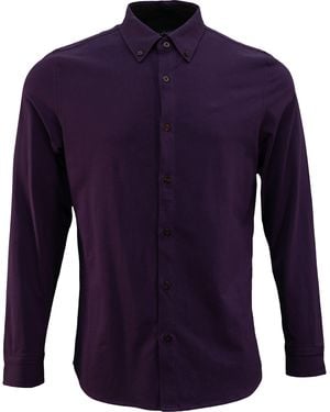 lords of harlech Sawyer Knit Shirt - Blue