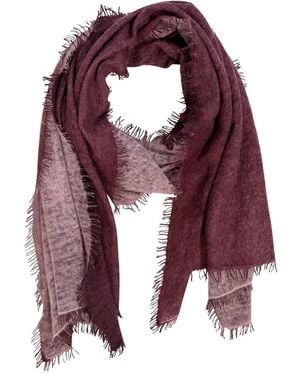 Vanilla&Chocolate Two Tone Scarve Two Flavour Cherry - Purple
