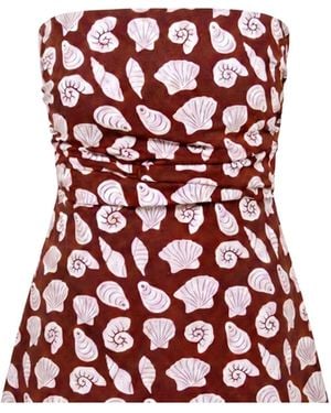 Palm Collective Shell Collection Top - Red