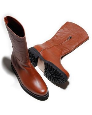 Mafalda Gilda Havana Boots - Brown