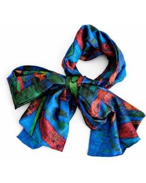 Richard Stone Studio Canopy Silk Scarf - Blue