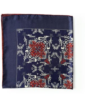 At Home with Ray Neutrals Rococo Bandana - Blue