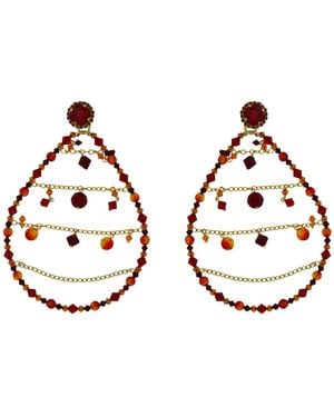Vickisarge Fortitude Chandelier Earrings - Black