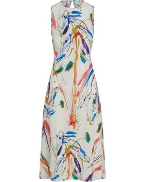 J. Marie Summerland Cut-Out Midi Dress - White