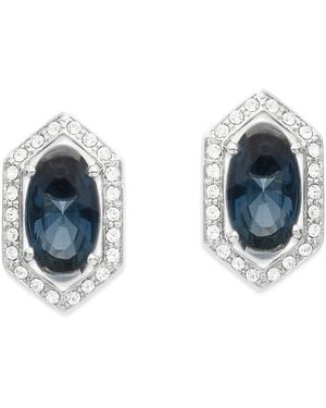 Grosse Platinum & Crystal Earrings, Series Jelly Beans - Blue