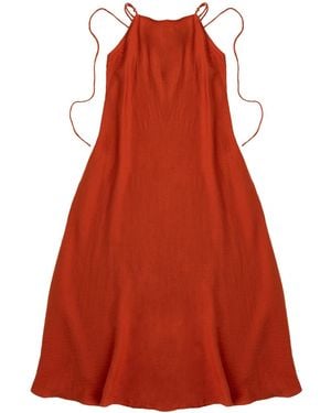 Lo Neel Lucie Maxi Dress - Red