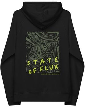 Anchor and Crew Seventeen State Of Flux Editions Organic Cotton Hoodie - Black
