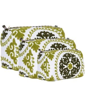 Conscious Yoga Collective The Suzani Travel Set - Green