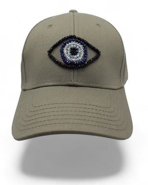 C. Grassi The Energy Project Evil Eye Hat - Green