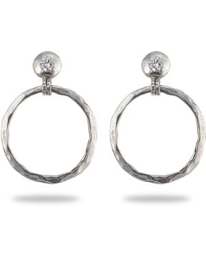Collection 1304 Aura Sterling Earrings - Metallic