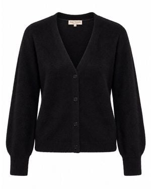 Anse Victorin Lena Silk Cashmere Cardigan - Black