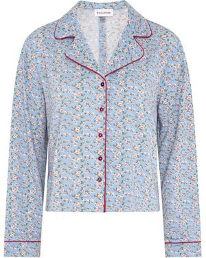Wild Lovers Edwina Pajama Shirt - Blue
