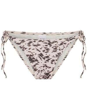 Pcfg The Solar Reflections Side Tie Bikini Bottom - White