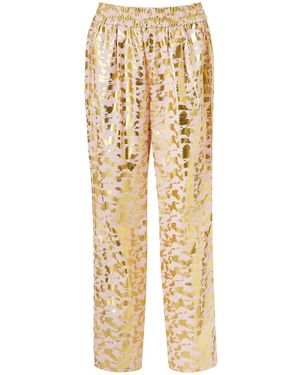 By Moumi Raduwa Capri Furry Foil - Yellow