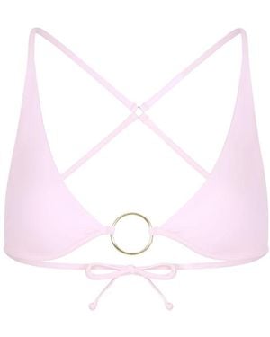 Pianella's Daydream O-Ring Triangle Bikini Top – Light - Pink