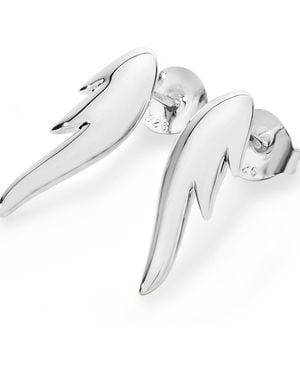 Lucy Quartermaine Element Air Studs - Metallic