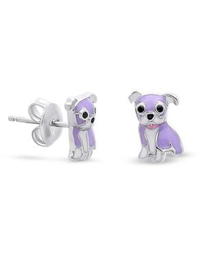 Cloud Haven Bulldog Stud Earrings - Multicolour