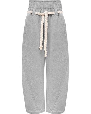 Mandragora Relaxed Cotton Joggers Sento - Grey