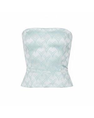 The Coolgirl Nyc Jane Corset - Blue