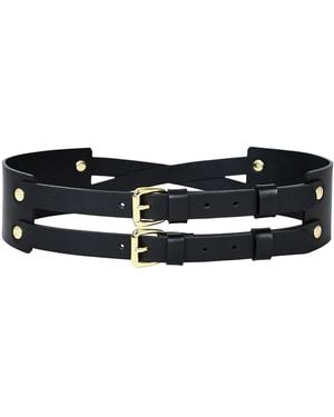 Badass & Goddess Leather Real Leather Belt Minerva - Black