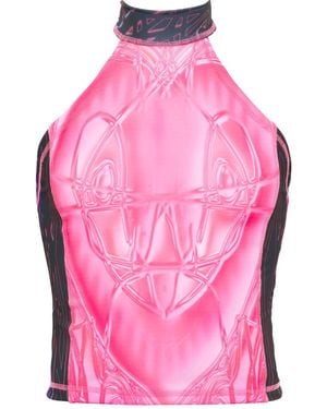 Paloma Lira Cherry Crystal Top - Pink