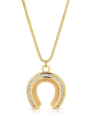Glamrocks Jewelry Good Fortune Necklace - Metallic