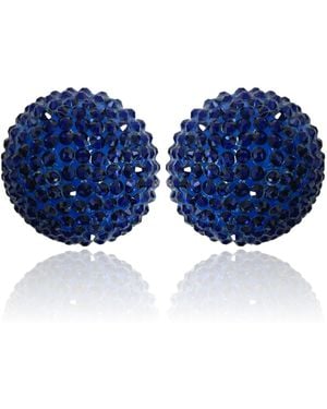 PINAR OZEVLAT Disco Pebble Earrings Sapphire - Blue