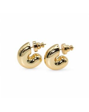 Miss Cecilia Puffy Hoops - Metallic