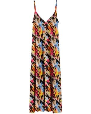 Aloha From Deer Colorful Spots Maxi Dress - Orange