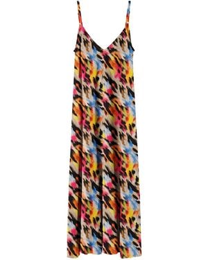 Aloha From Deer Colourful Spots Maxi Dress - Orange