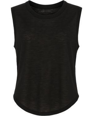 Altra Volta Sheer Essence Sleeveless Top - Black