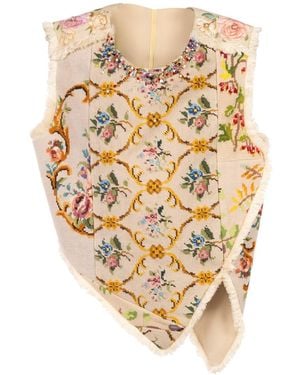 Rondooz Floral Gobelin - Metallic