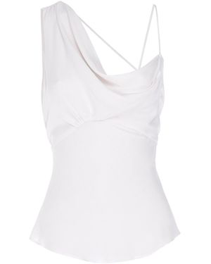 LAHIVE Thalia Off Silk Camisole - White