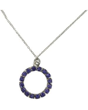 Vickisarge The Hoop Necklace - Black