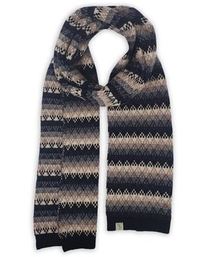 Otto & Spike Neutrals Scarves - Blue