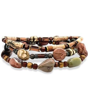Jaredjamin Forest Floor Bracelet Set - Brown