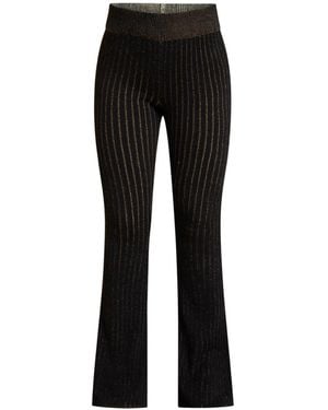 Known Supply Two Tone Jumper Trousers - Black