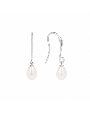 Esterah Alba Pearl Earrings - White