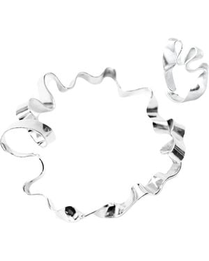 Oolo London The Ribbon Ring & Bracelet - Blue