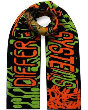 INGMARSON Odd Wiring Wool & Cashmere Scarf - Green