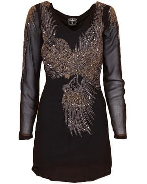 Any Old Iron Golden Eagle Has Landed Dress - Black