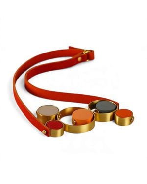 Svetlana Vukov Five Orbits Necklace - Red