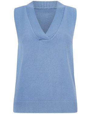 Lula-Ru Vest Jumper - Blue