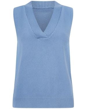 Lula-Ru Vest Jumper - Blue