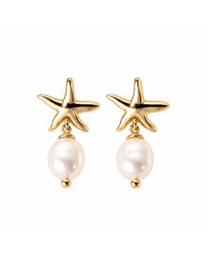 Lalinde Starfish Earrings - Metallic