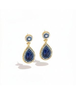Ornare the Label Helen Earrings – Sapphire - Blue